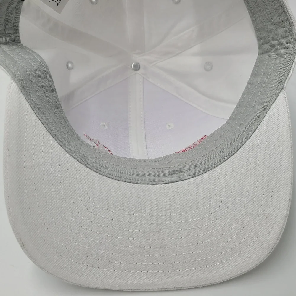 Washington State Cougars Hat Snapback Captivating‎ White Red Gray NCAA Logo Men